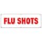 Signmission FLU SHOTS BANNER SIGN medical walk in clinic shot season DR doctor nurse B-72 Flu Shots - alternate 1